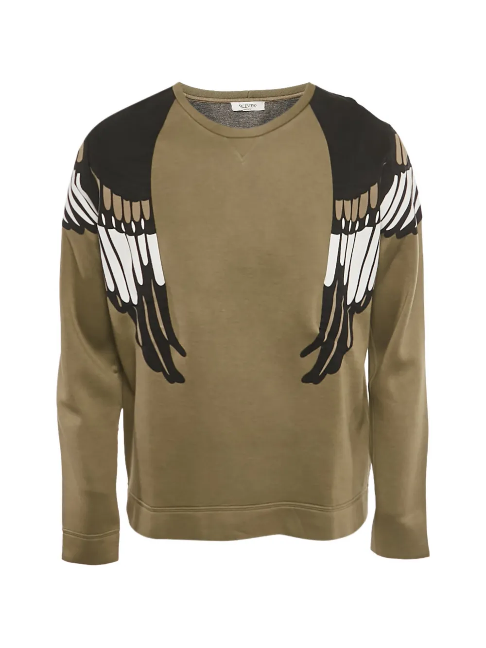Valentino Garavani Pre-Owned eagle-appliqué sweatshirt - Verde