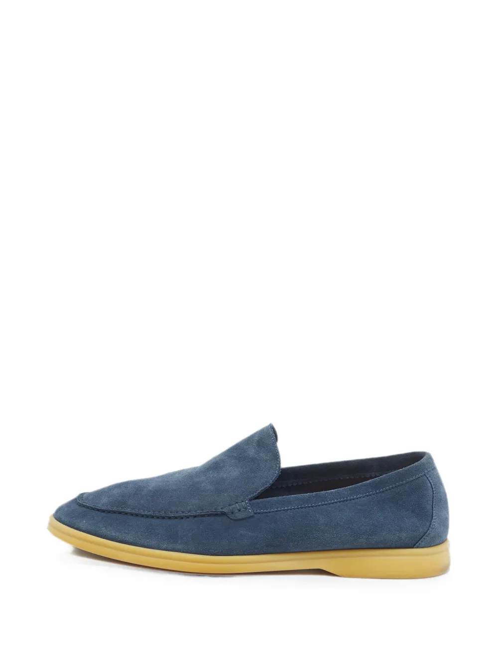 Loro Piana Pre-Owned Summer Walk suede loafers - Blu