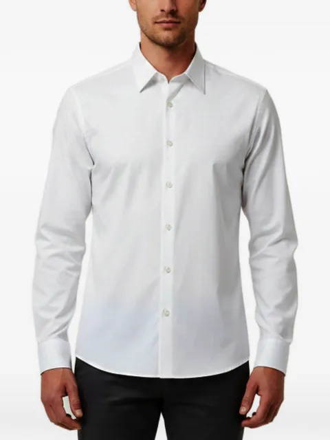 Prada Pre-Owned pointed-collar long-sleeve shirt