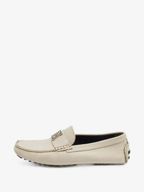 Fendi Pre-Owned Loafer mit Logo-Schild