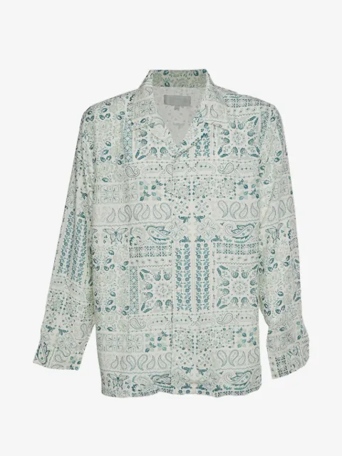 KITH paisley-print long-sleeve shirt