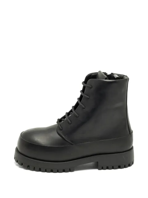 Ferragamo Pre-Owned Fede lace-up combat boots