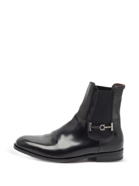 Ferragamo Pre-Owned botas chelsea Gancini