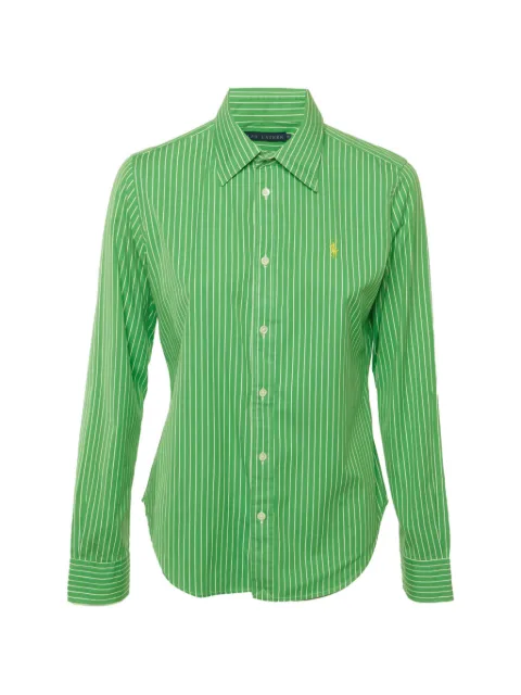 Ralph Lauren Vintage camisa de algodón con rayas estampadas