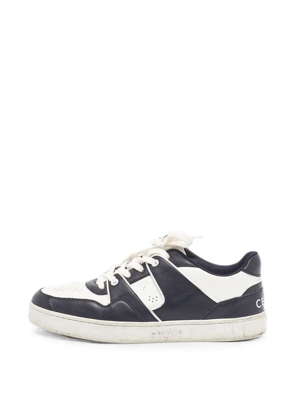 Celine Pre-Owned CT-07 leather sneakers - Nero