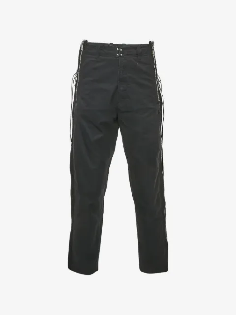 Diesel zip-detail trousers
