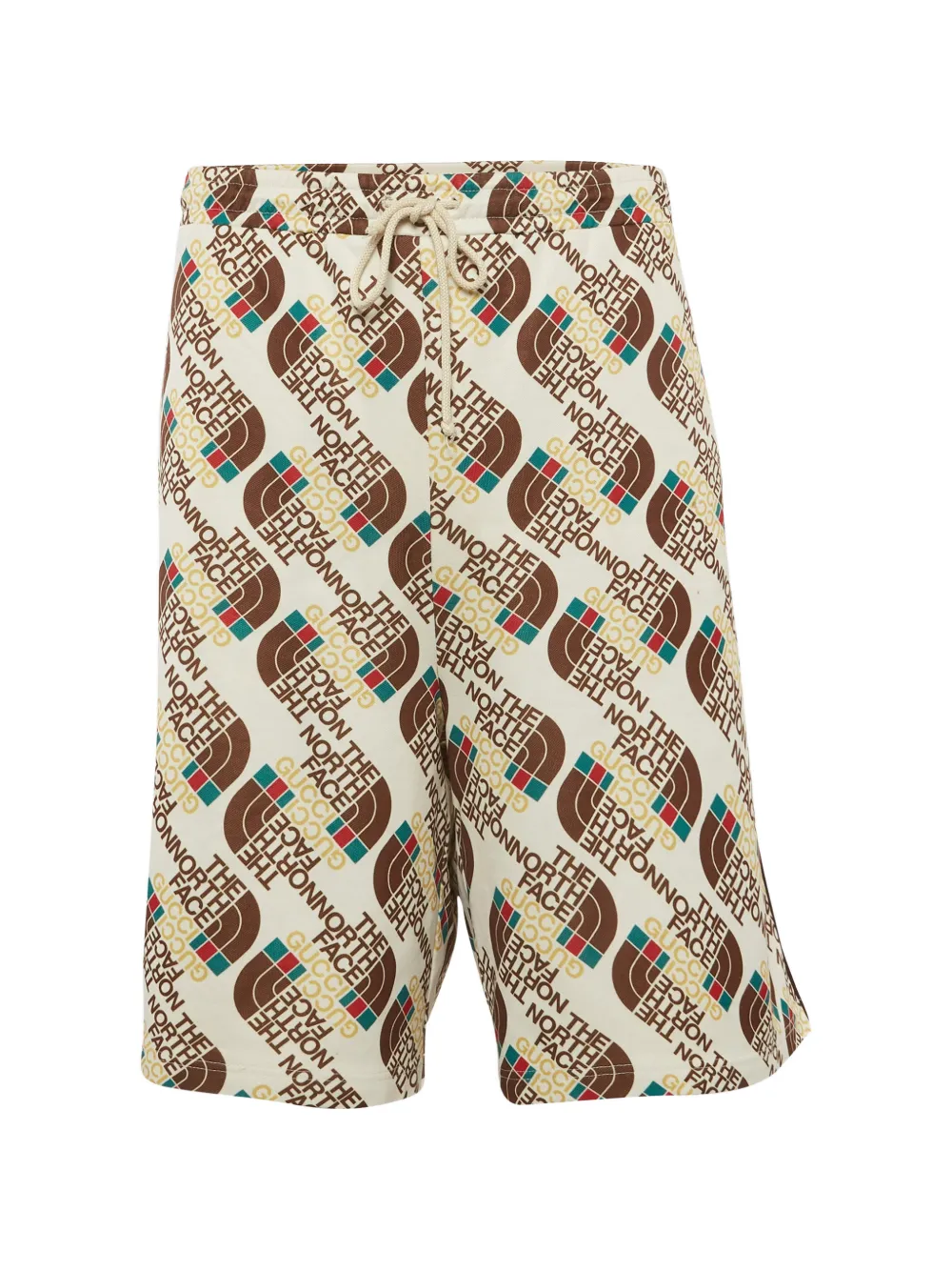 Gucci Pre-Owned x The North logo-print shorts - Toni neutri