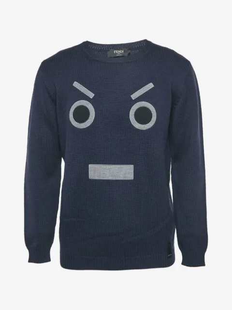 Fendi Pre-Owned Monster wool sweater