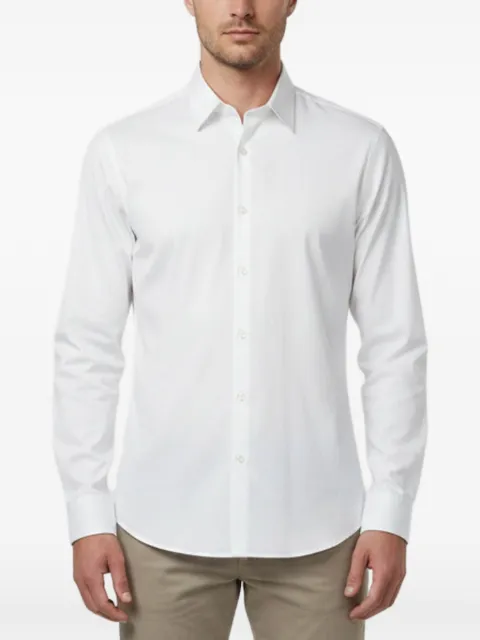 Prada Pre-Owned button-up pointed-collar shirt