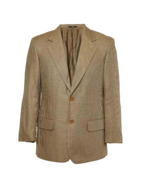 Valentino Garavani Pre-Owned houndstooth single-breasted blazer