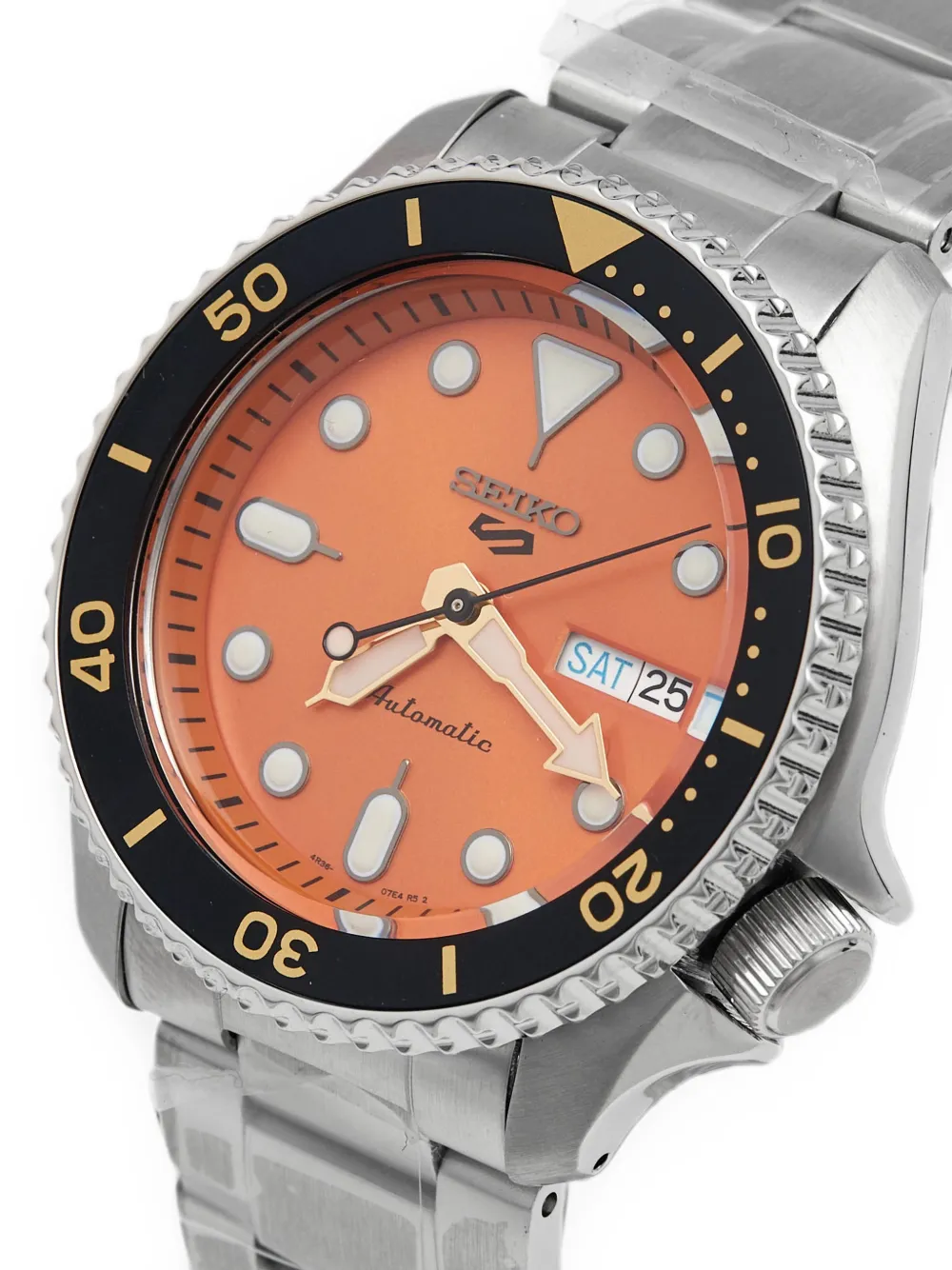 SEIKO PREOWNED 2020s 5 Sport 42.5mm watch - Arancione