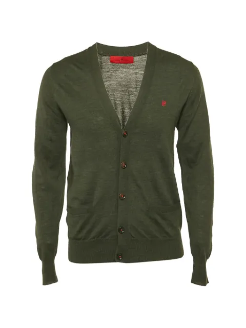Carolina Herrera Vintage V-neck button-front cardigan