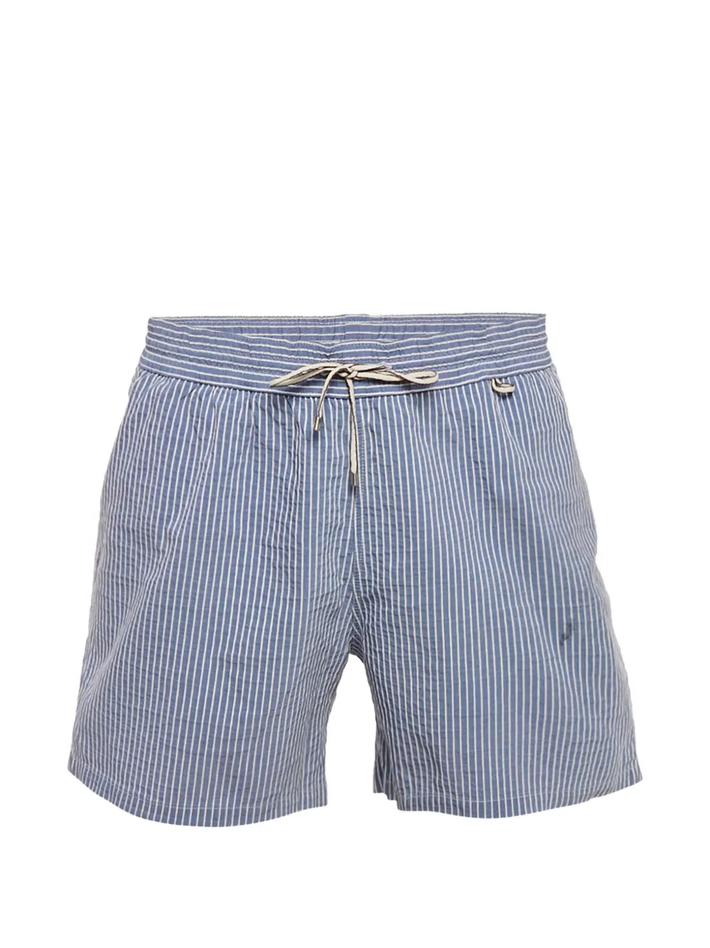Loro Piana Pre-Owned striped drawstring shorts - Blu