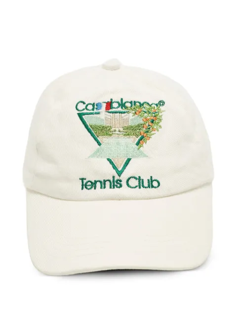 Casablanca Tennis Club embroidered cap