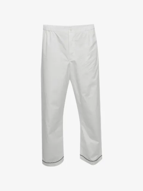 Prada Pre-Owned pantalon de pyjama à taille élastique