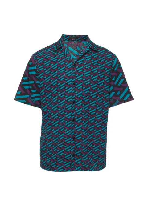Versace Pre-Owned La Greca print shirt