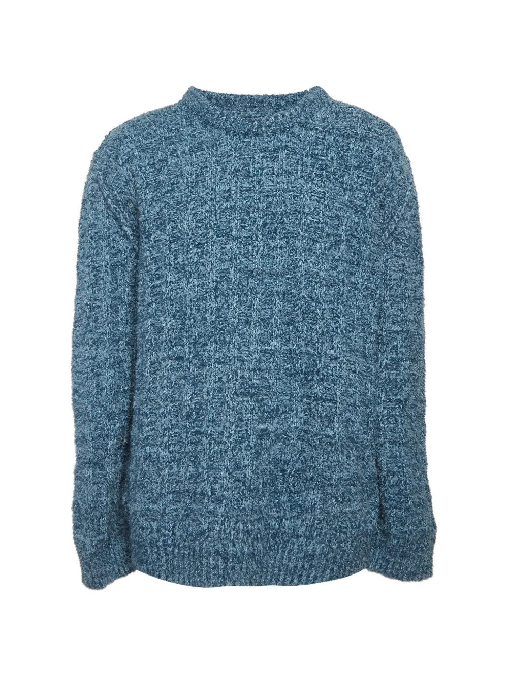 Maison Martin Margiela Pre-Owned oversized textured sweater - Blu