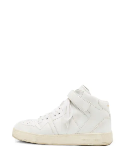 Saint Laurent Pre-Owned tenis altos Lax con cierre autoadherente
