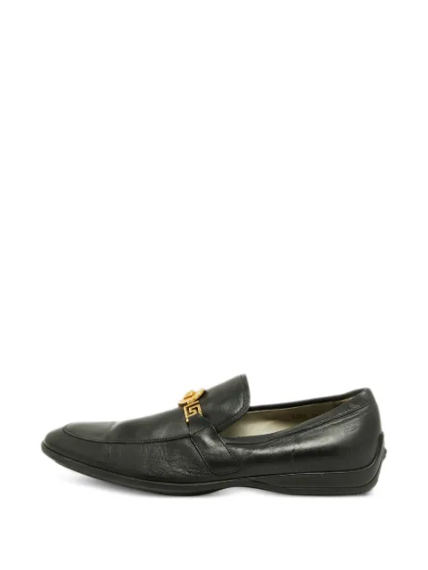 Versace Pre-Owned Medusa-buckle leather loafers