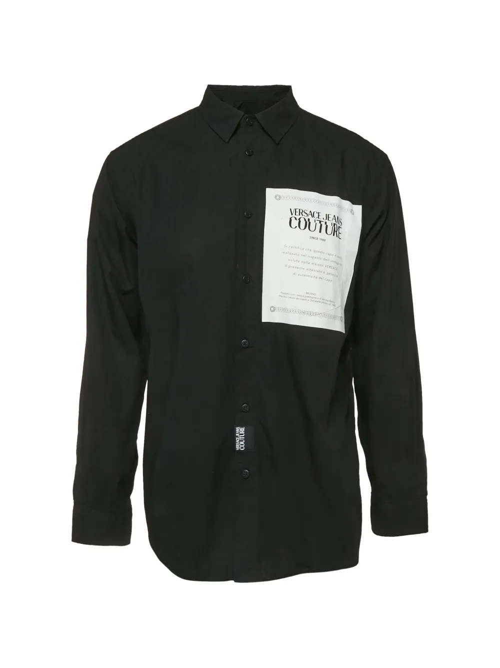 Versace Jeans Couture printed pocket shirt - Nero