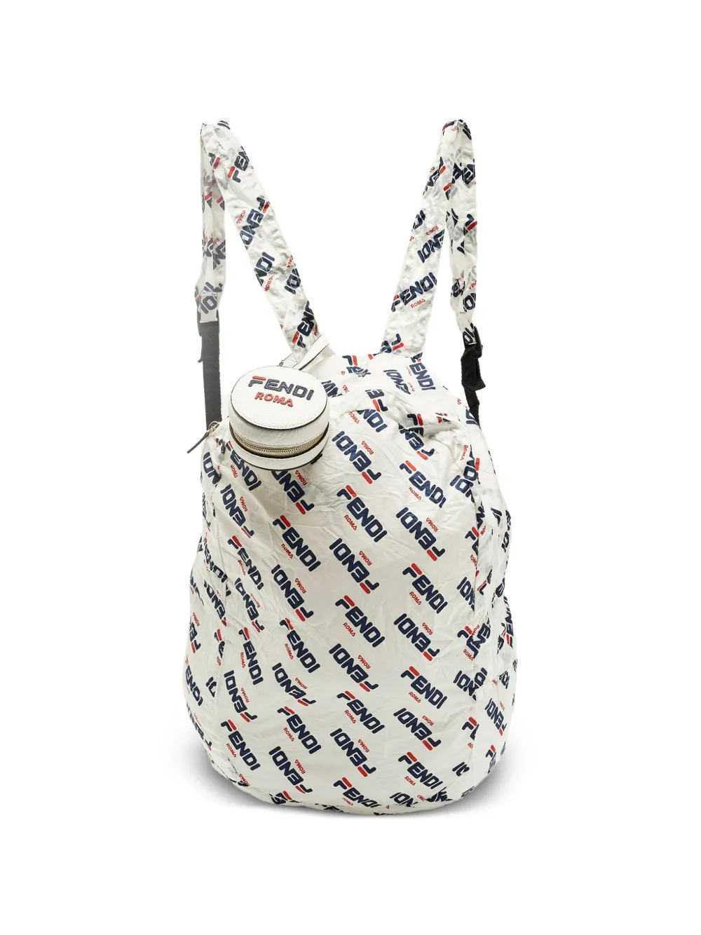 Fendi Pre-Owned x Fila 2019 Mania packable backpack - Bianco