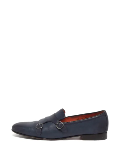 Santoni zapatos con correa doble