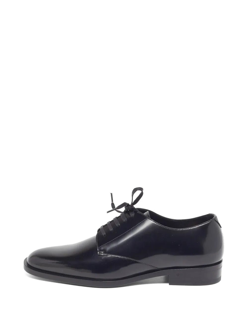 Saint Laurent Pre-Owned patent-leather derby shoes - Schwarz