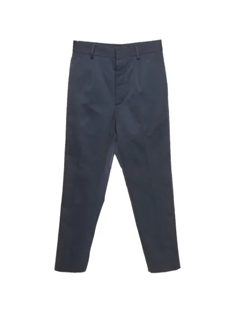 Prada Pre-Owned gabardine-weave cotton chino trousers