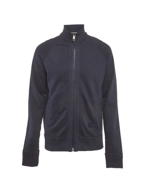Burberry Pre-Owned cotton knit zip-up jacket