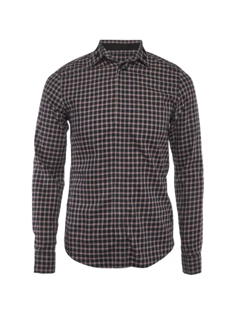 Givenchy Pre-Owned checked slim-fit shirt