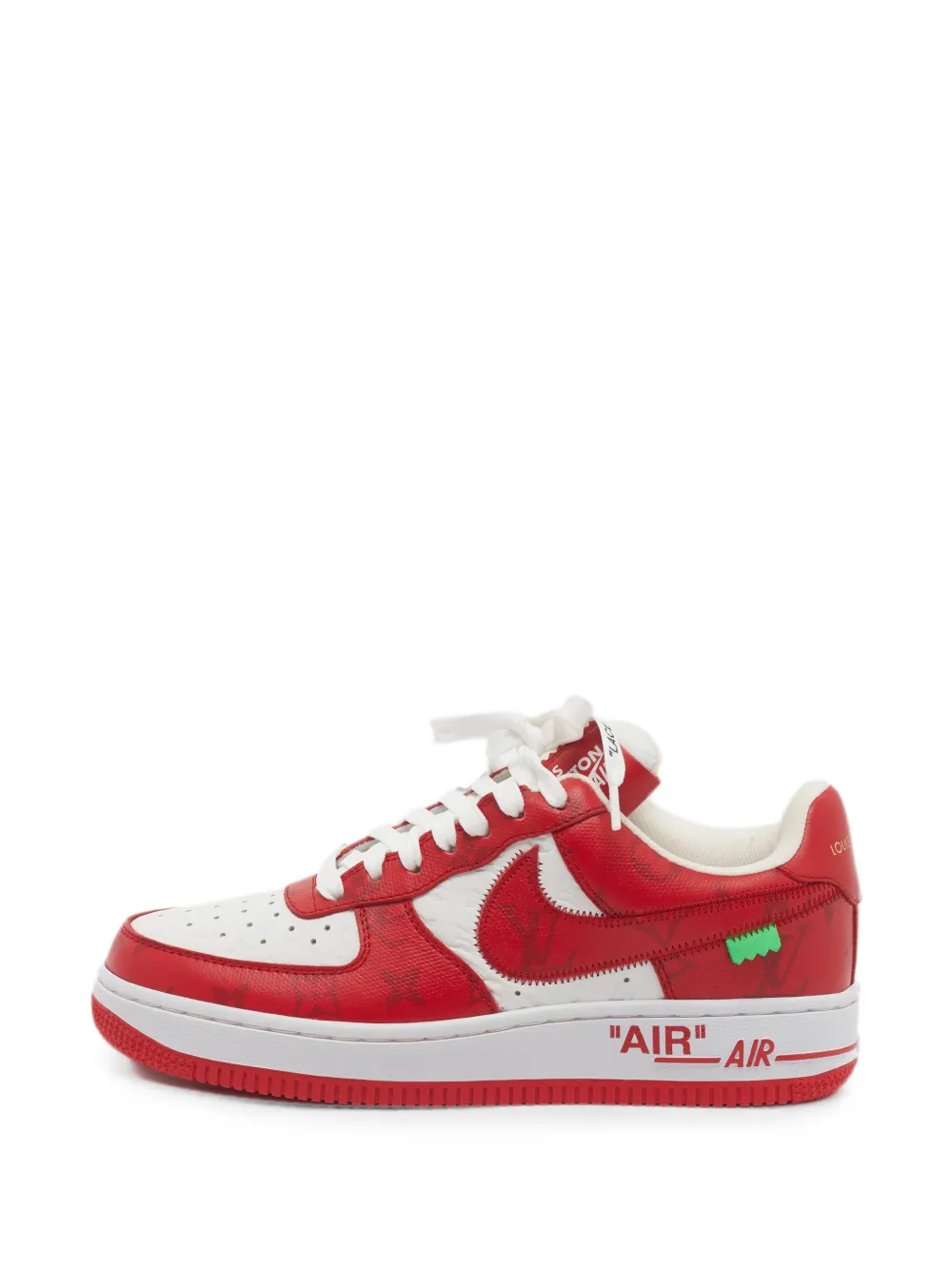 Louis Vuitton Pre-Owned x Nike Air Force 1 monogram sneakers - Rot