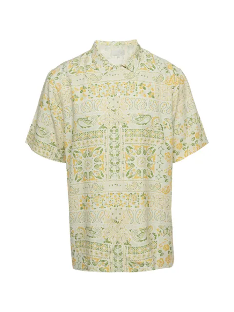 KITH Thompson paisley-print silk shirt