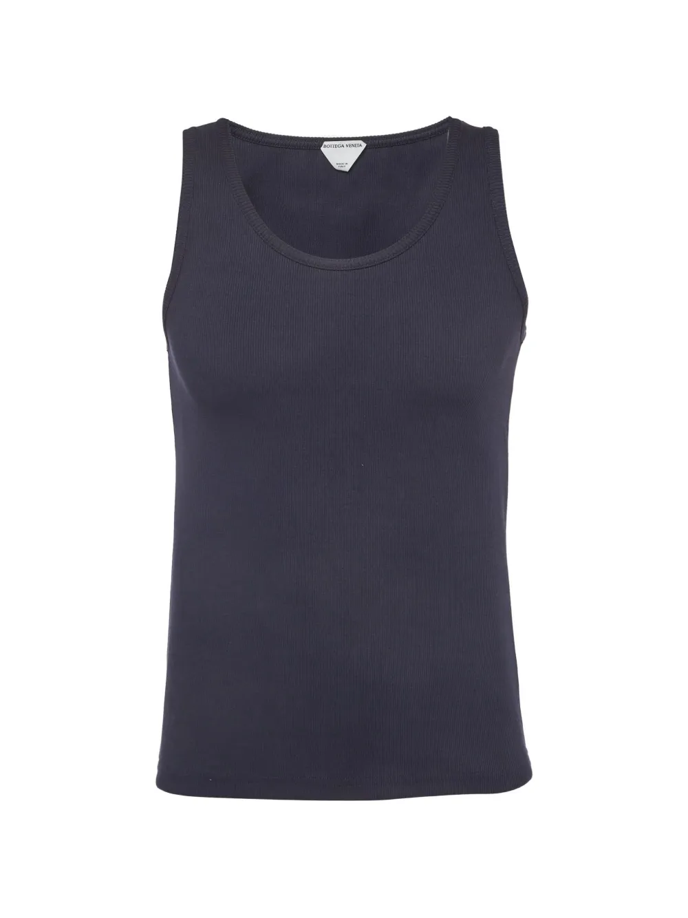 Bottega Veneta Pre-Owned ribbed-knit tank top - Blu