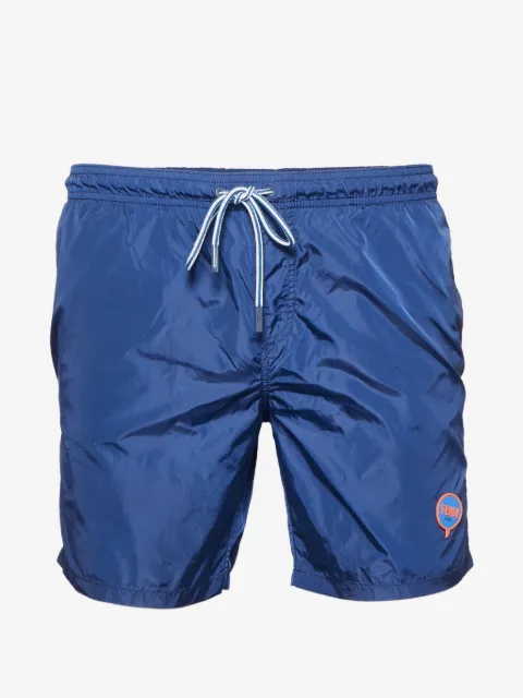 Fendi Pre-Owned short de bain à patch logo