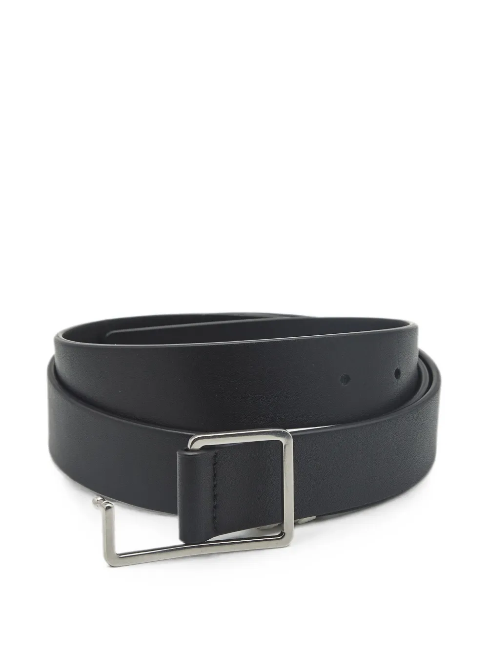 Bottega Veneta Pre-Owned leather buckle belt - Nero