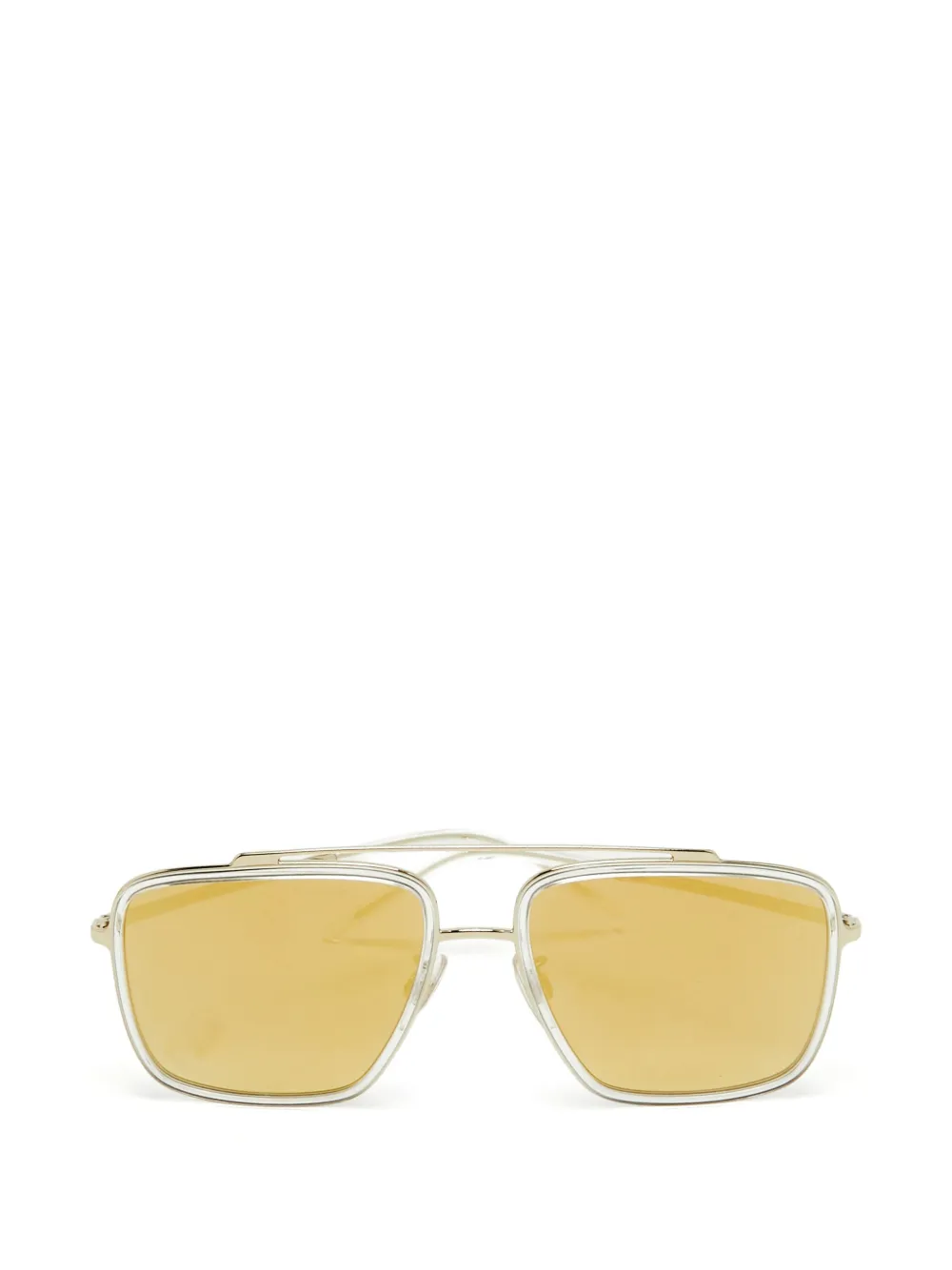 Dolce & Gabbana Pre-Owned DG2220 square-frame sunglasses - Argento