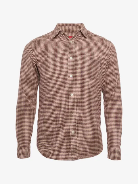 Supreme قميص بنقش كاروهات مكسورة