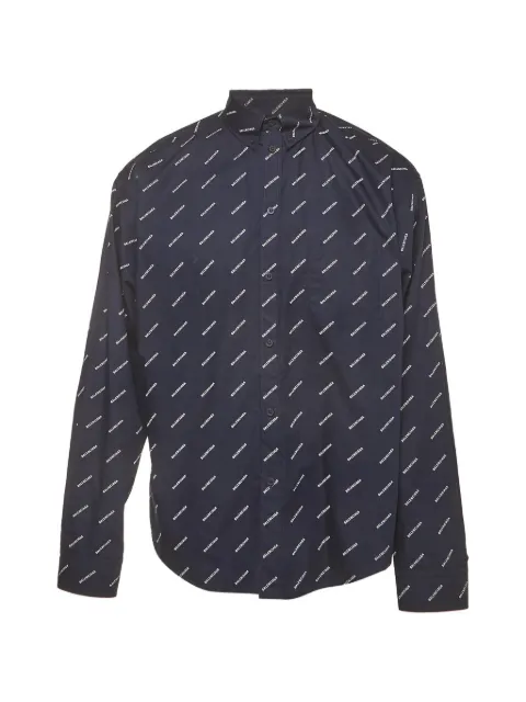 Balenciaga Pre-Owned camisa oversize con estampado floral
