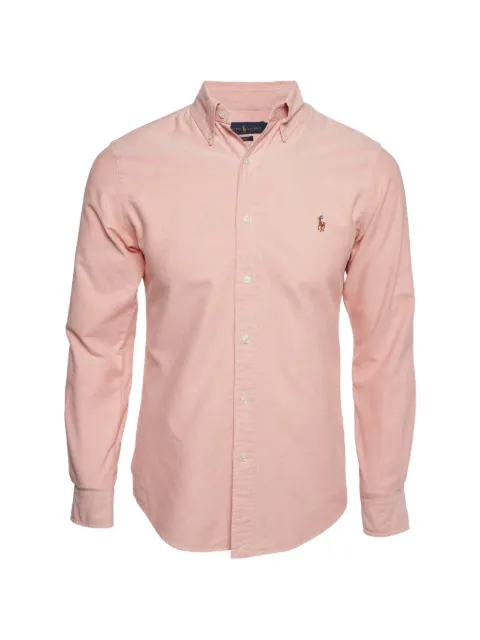 Ralph Lauren Vintage camisa con botones y logo bordado