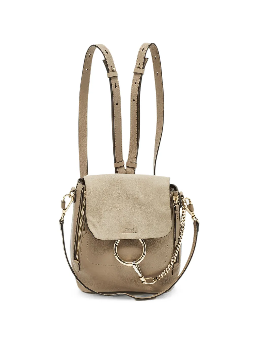 Chloé Pre-Owned Faye Day backpack - Toni neutri