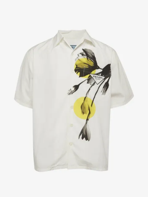 Prada Pre-Owned chemise imprimée à manches courtes