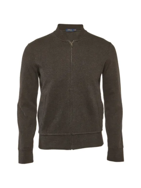 Polo Ralph Lauren Vintage herringbone zip-up sweater 