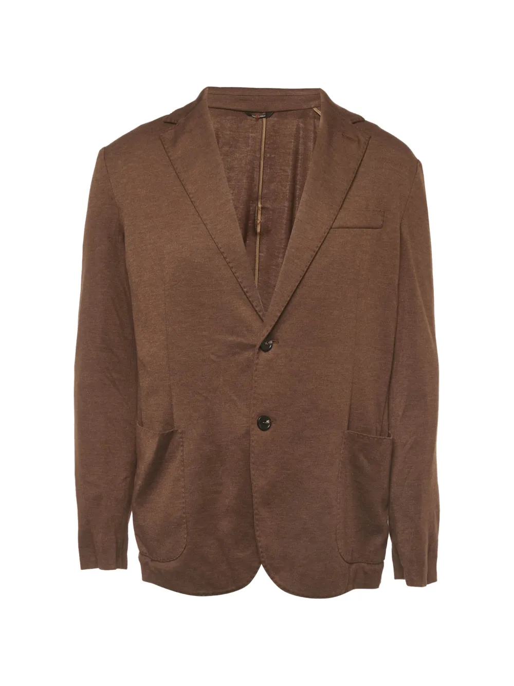 Loro Piana Pre-Owned Sunset wool-knit blazer - Marrone