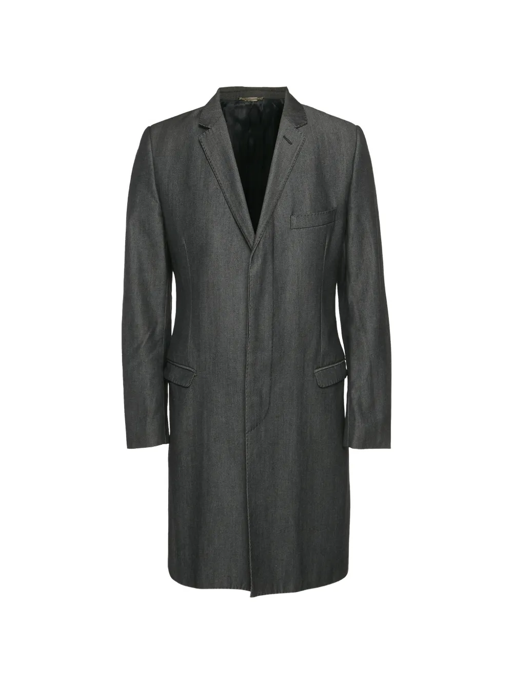 Dolce & Gabbana Pre-Owned denim long coat - Black