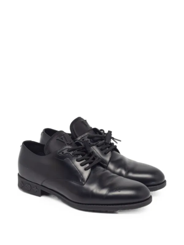 Louis Vuitton Pre-Owned LV Harness Derby Shoes | Black