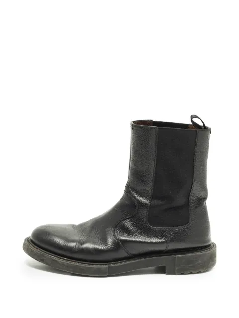 Ferragamo Pre-Owned botas Chelsea con puntera redonda
