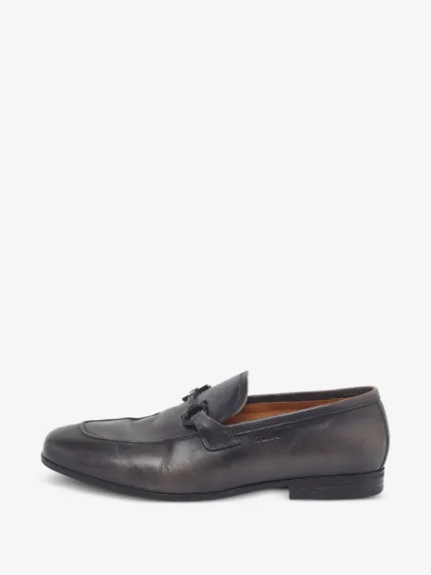 Balmain Pre-Owned leather loafers