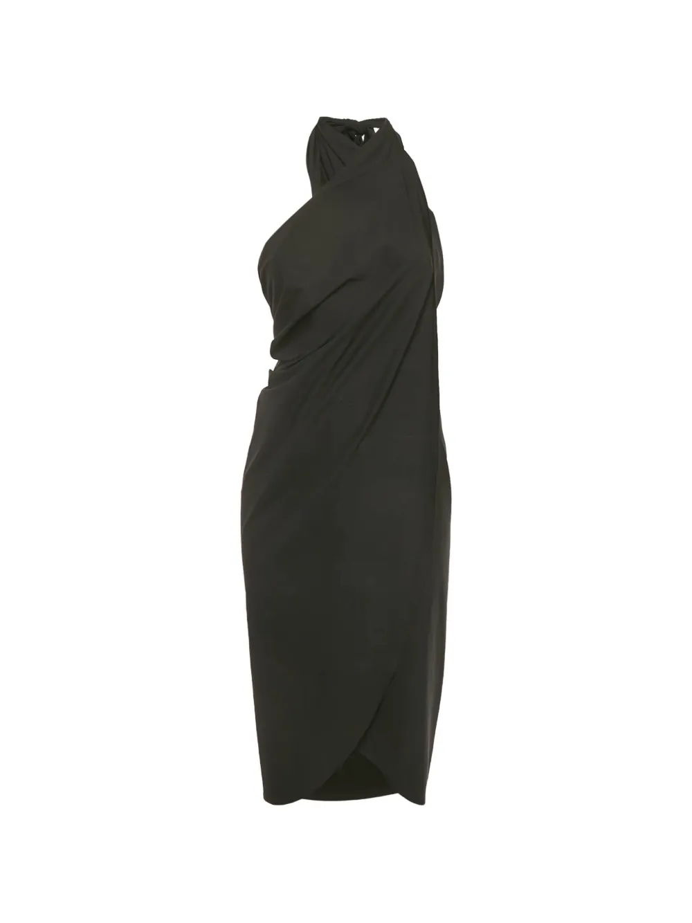 Pre-owned Hunza G Wrap-style Sarong In Black