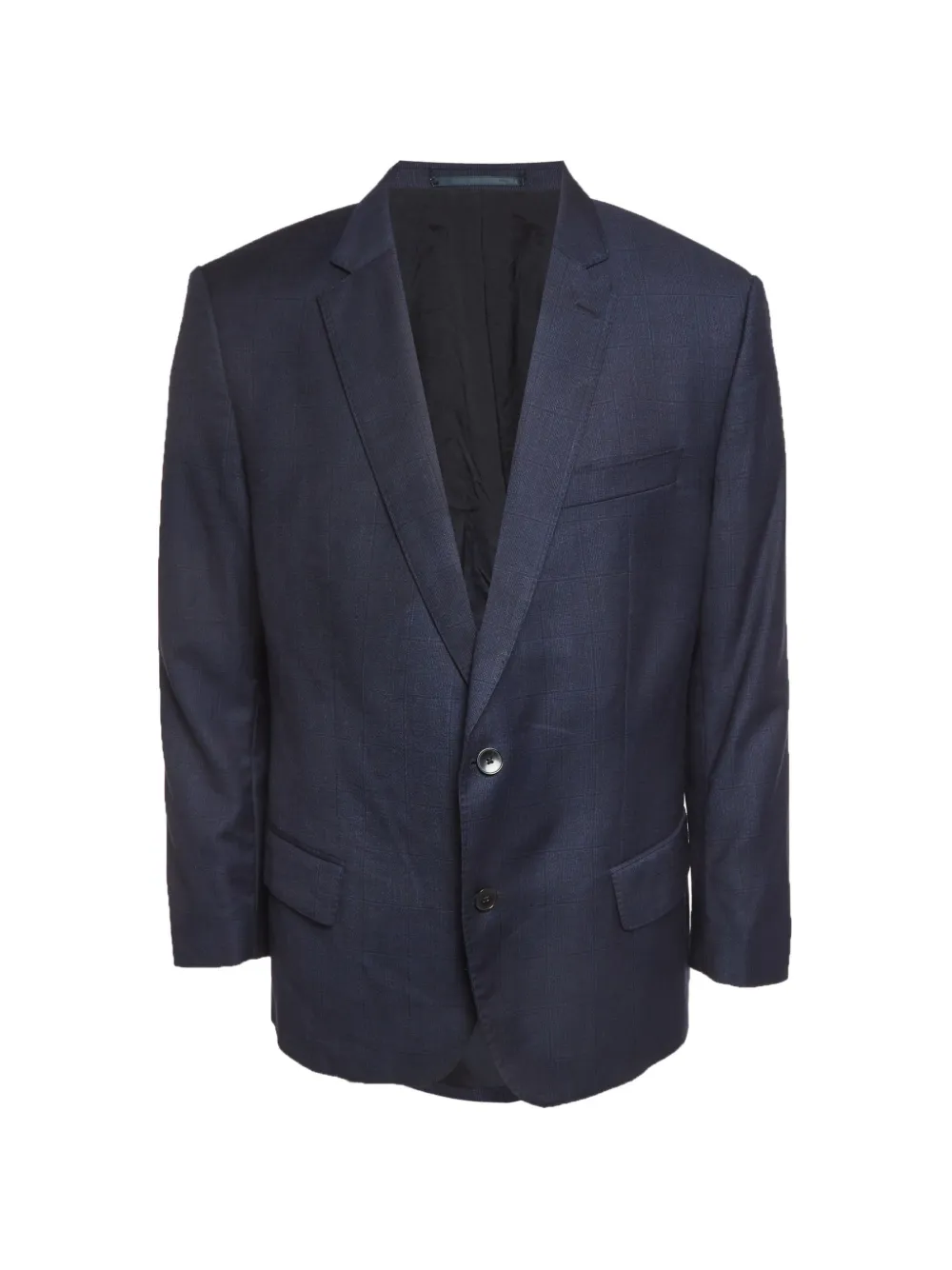 BOSS GREEN HUGO BOSS check-pattern slim-fit blazer - Blu