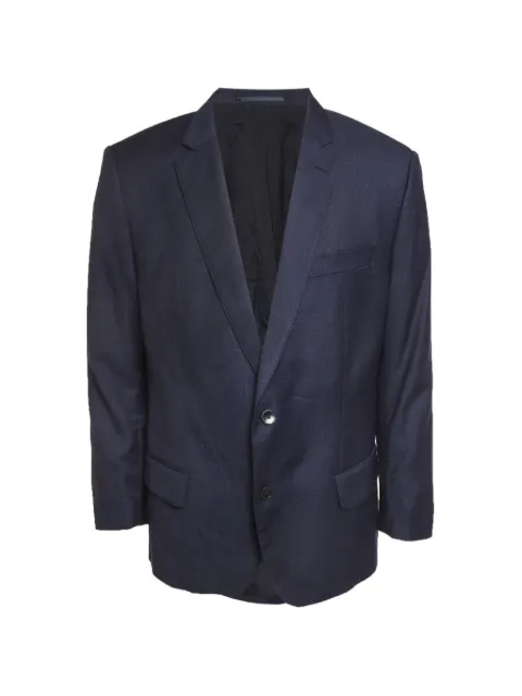 BOSS GREEN HUGO BOSS check-pattern slim-fit blazer
